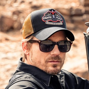 Trucker Hat - Country Music Black