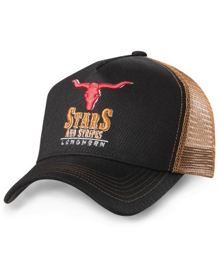 Trucker Hat - Longhorn Black