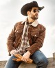 Stars & Stripes - Decker Brown Men's Western Jacket