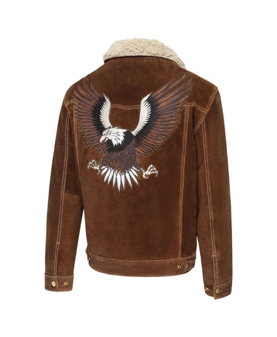Stars & Stripes - Decker Brown Men's Western Jacket
