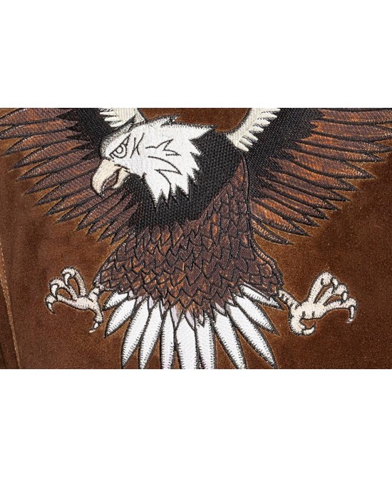 Stars & Stripes - Decker Brown Men's Western Jacket