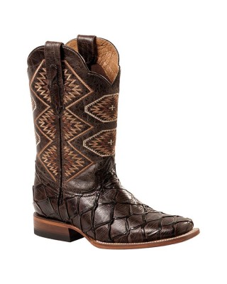 Stars & Stripes - Men's WB-75 Brown Cowboy Boots