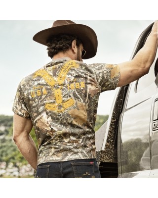 Stars & Stripes - Yellowstone T-Shirt Ride for the Brand Camo