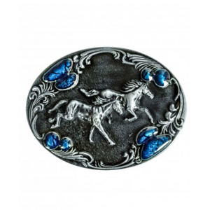 Belt Buckle - Running Horses Belt Buckle - Running Horses