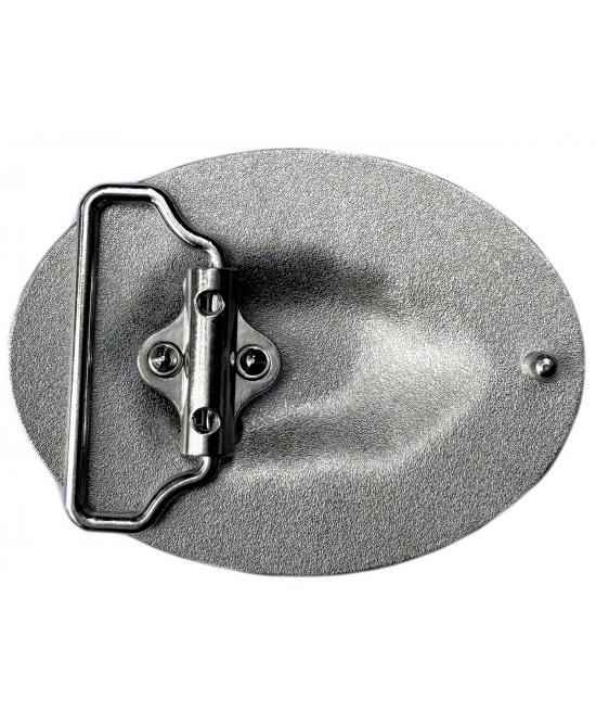 Belt Buckle - Black Horse Flowers Belt Buckle - Black Horse Flowers