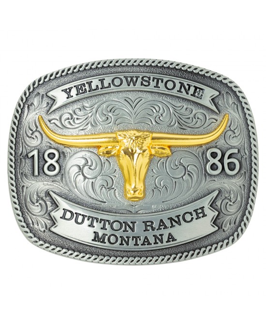 Belt Buckle - Yellowstone Steer
