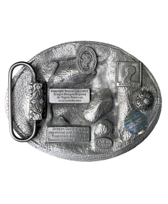 Belt Buckle - Wolf Feathers Dreamcatcher Belt Buckle - Wolf Feathers Dreamcatcher