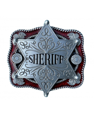 Belt Buckle - Sheriff Star