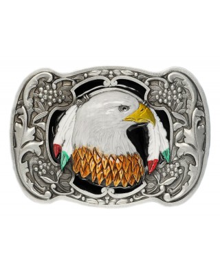 Belt Buckle - Feathered Eagle