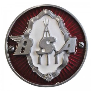Belt Buckle - BSA Round Logo - Red