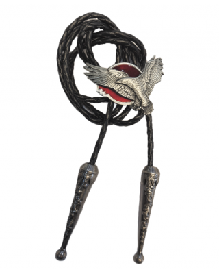 Bolo Tie - Eagle Red