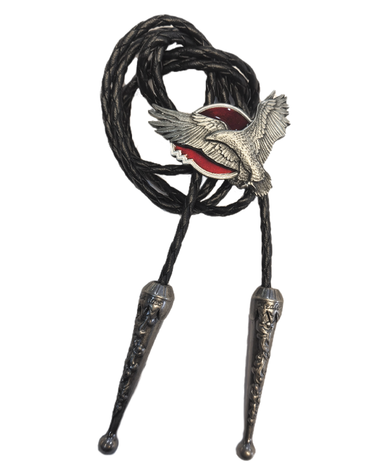 Bolo Tie - Eagle Red