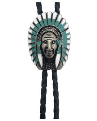 Bolo Tie - Native American Chief