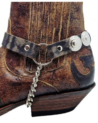 Boot Straps - Concho Stress Brown
