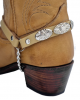 Boot Straps  - Oval Beige
