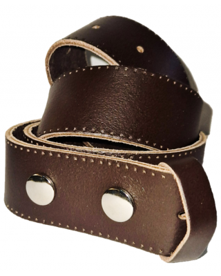 Leather Dark Brown Leather Belt