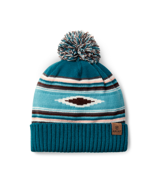 Ariat - Serape Beanie Turquoise