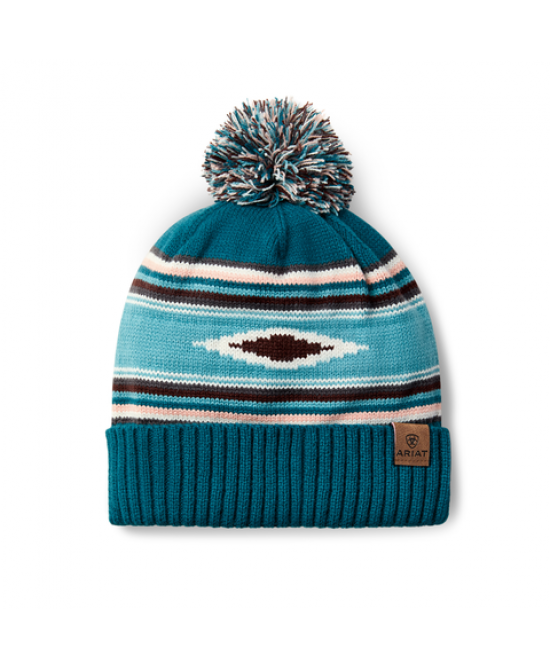 Ariat - Serape Beanie Turquoise