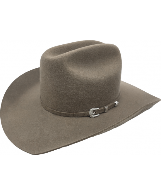 Wool Felt Buckle Hat Band Western Beige Hat 