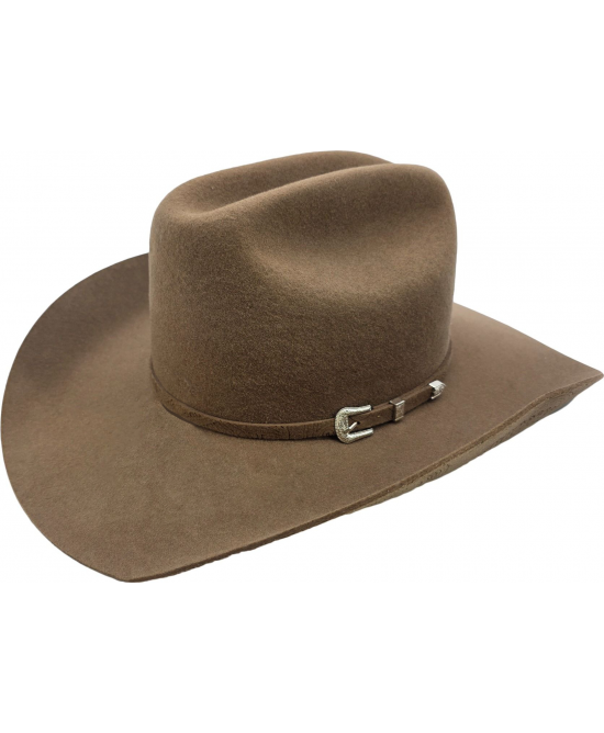 Wool Felt Buckle Hat Band Western Camel Hat 