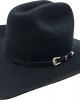 Wool Felt Buckle Hat Band Western Black Hat 