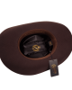 Wool Felt Western Brown Hat - Cognac Hatband Wool Felt Western Brown Hat - Cognac Hatband