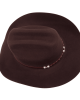 Wool Felt Western Brown Hat - Cognac Hatband Wool Felt Western Brown Hat - Cognac Hatband