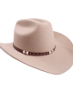 Wool Felt Western Sand Hat - Cognac Hatband