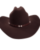 Wool Felt Western Brown Hat - Cognac Hatband Wool Felt Western Brown Hat - Cognac Hatband
