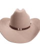 Wool Felt Western Sand Hat - Cognac Hatband