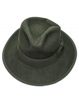Wool Felt Hat - Olive Green