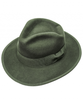 Wool Felt Hat - Olive Green
