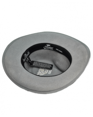 Wool Felt Hat - Light Grey