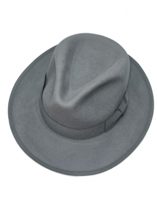 Wool Felt Hat - Light Grey