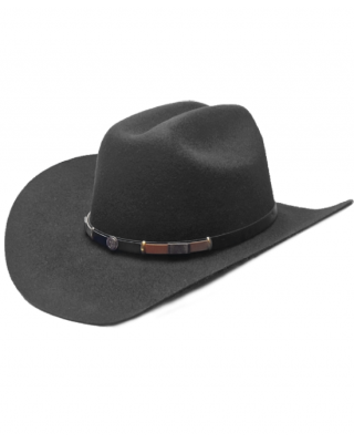 Wool Felt Western Black Hat
