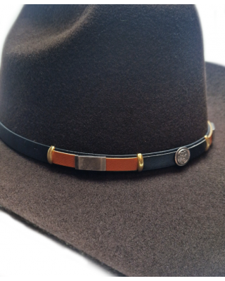 Wool Felt Western Brown Hat