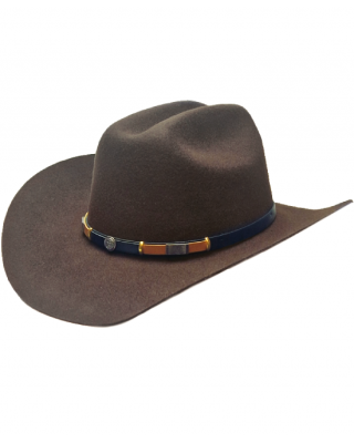 Wool Felt Western Brown Hat