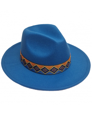 Felt Hat - Blue - One Size