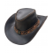 Leather Western Hat - Flowers