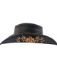 Leather Western Hat - Flowers