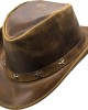 Leather Western Hat - Stars