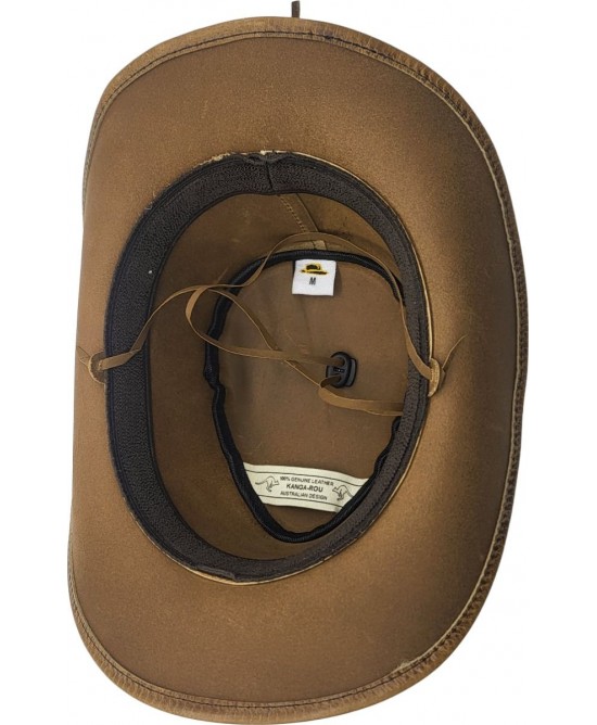 Leather Western Hat - Stars
