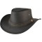 Leather Western Hat - Australian Black