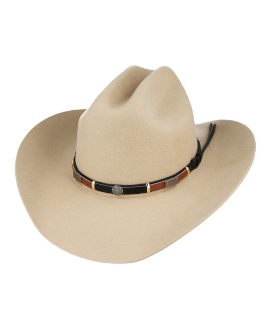 Wool Felt Western Tan Hat Wool Felt Western Tan Hat