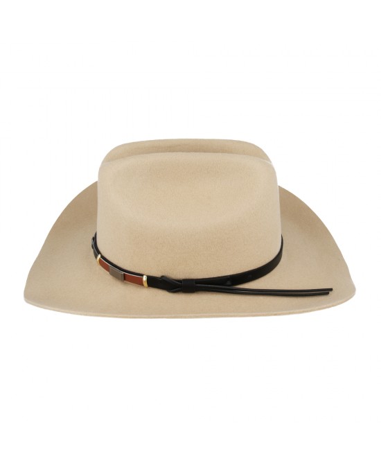 Wool Felt Western Tan Hat Wool Felt Western Tan Hat