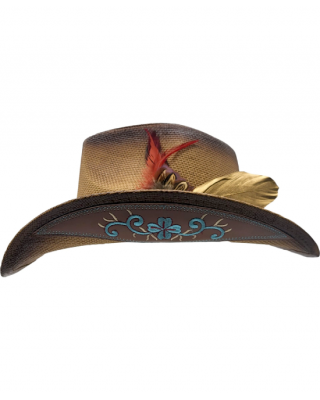 Straw Western Feather