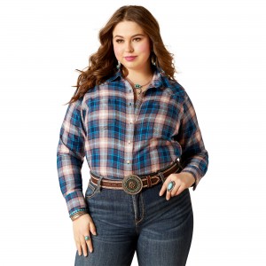 Ariat REAL Billie Jean Woodland Plaid Shirt