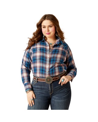 Ariat REAL Billie Jean Woodland Plaid Shirt
