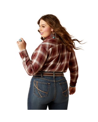 Ariat REAL Billie Jean Hearth Plaid Shirt