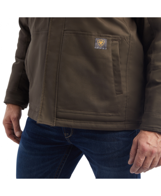 Ariat - Rebar DuraCanvas Sherpa-Lined Coat Brown